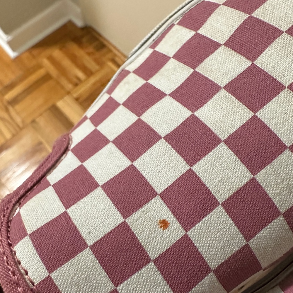 pink checkered vans, size 7 - Picture 4 of 5